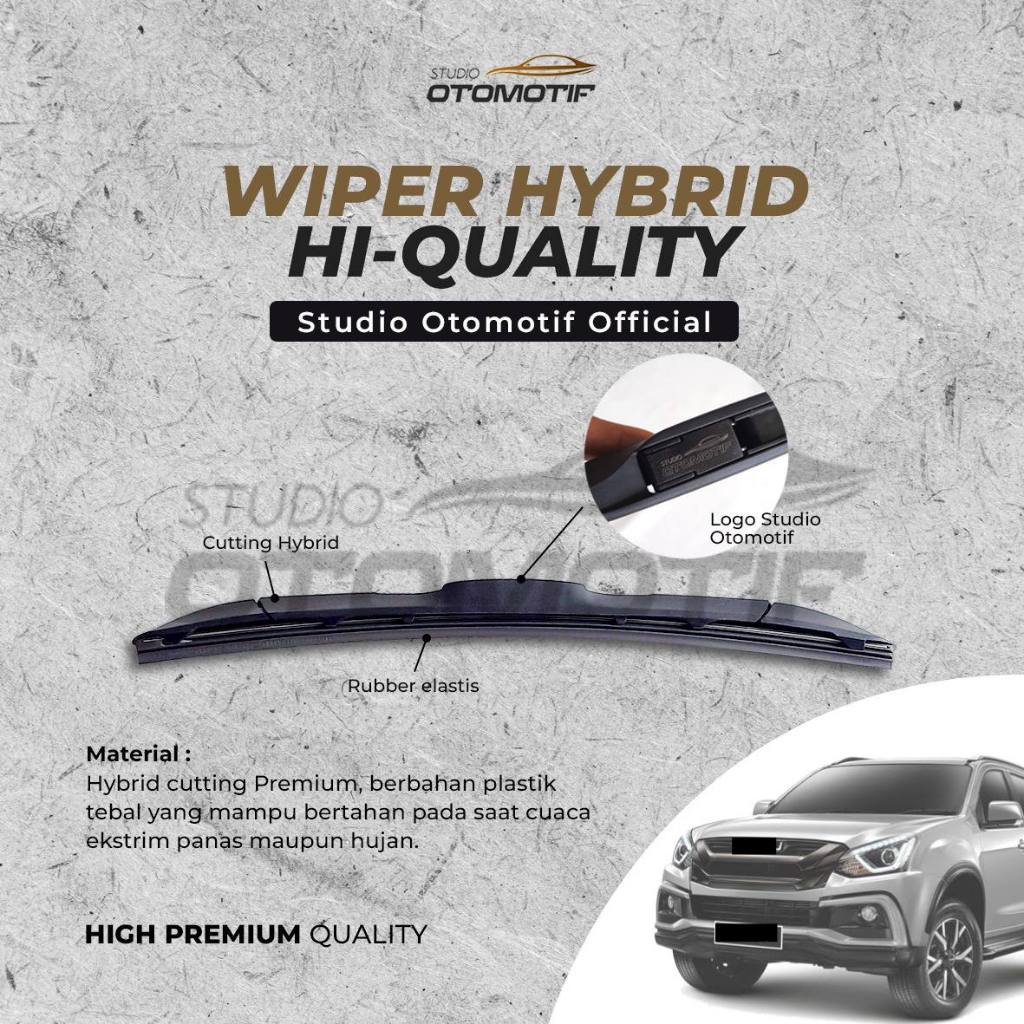 MUX HYBRID ECO WIPER ISUZU MUX FRONT WIPER 1 ชุด 2 ชิ้น