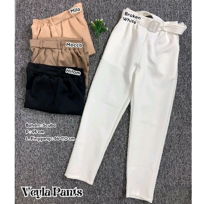 VEYLA PANTS PREMIUM SCUBA PANTS ฟรีเข็มขัด