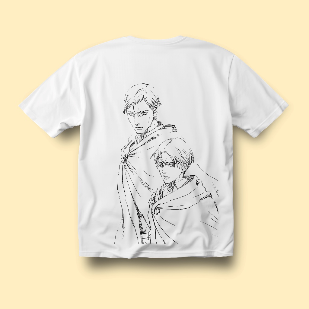 Attack on Titan Erwin Levi Fatbob เสื้อยืดพรีเมี่ยม