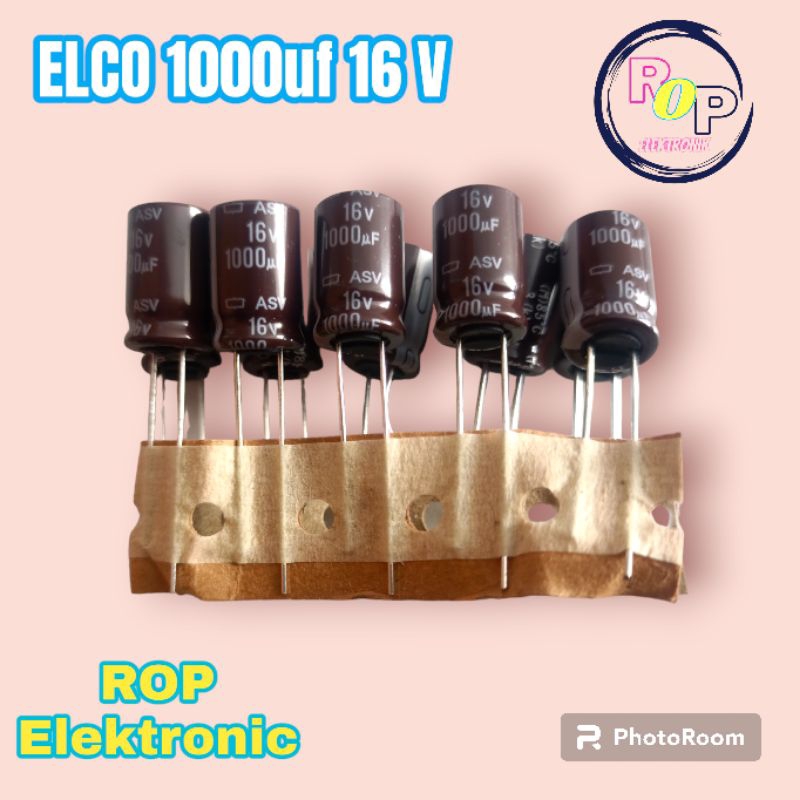 เอลโก้ 1000uf 16v***