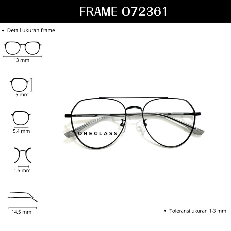 ซื ้ อ 1 ฟรี 1 เลนส ์ ลบ 1, Plus, กระบอก - กรอบแว ่ นตา Unisex O72361