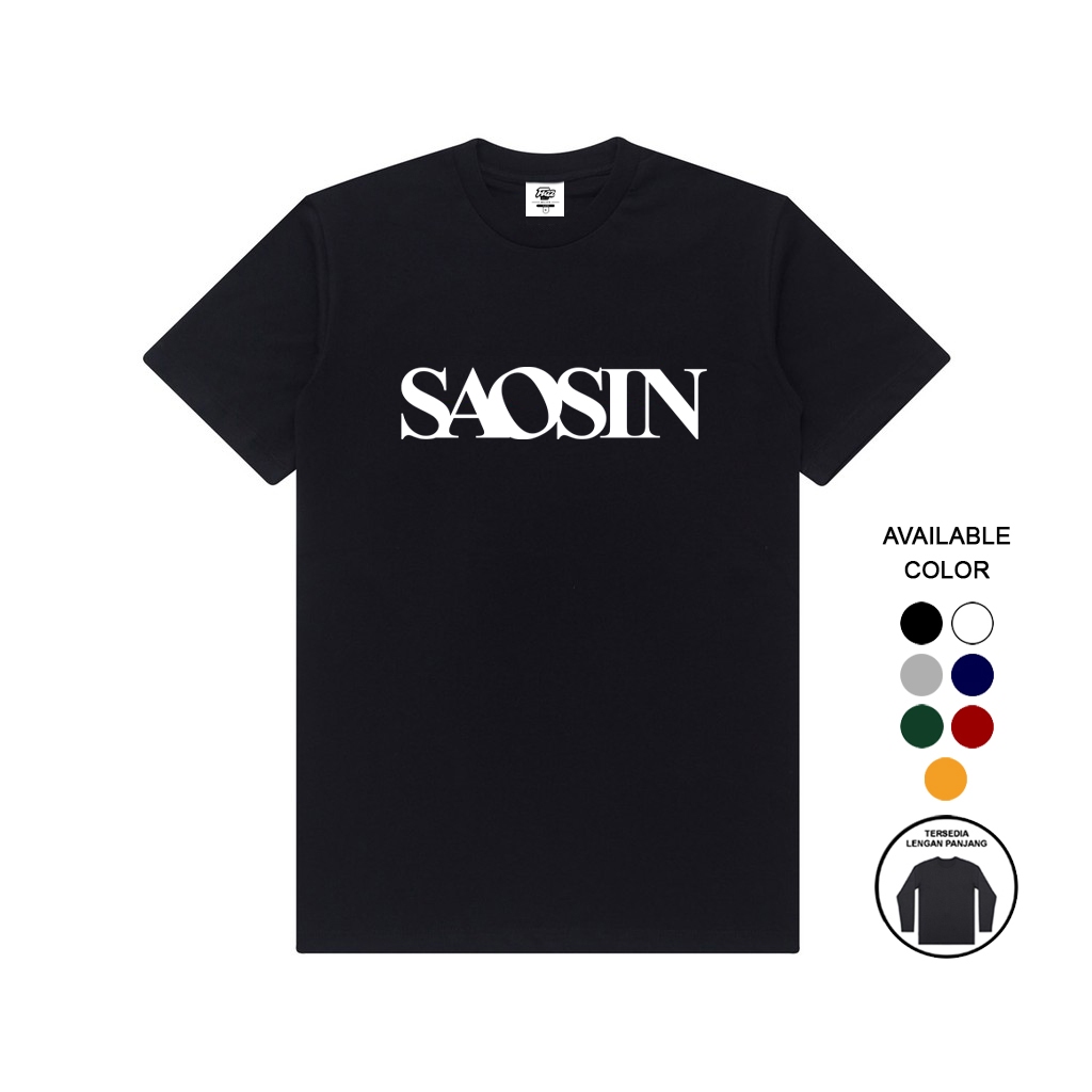 BAND SAOSIN TSHIRT เสื้อยืด METAL ROCK MUSIC CLOTHES สําหรับผู้ชายและผู้หญิง