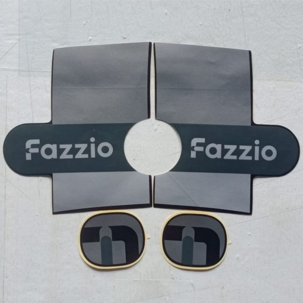 2019/2020 Yamaha Fazzio Standard Striping Sticker สีดํา Standard Striping And