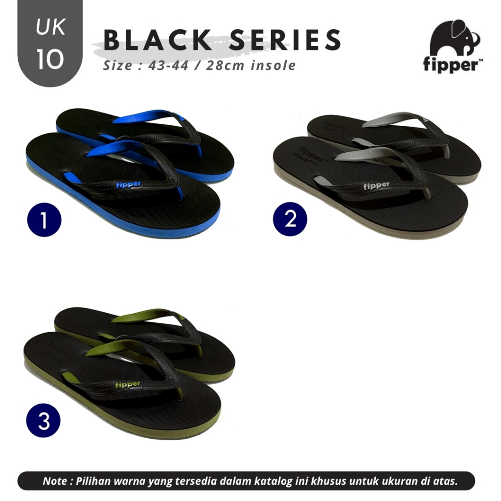 Fipper Black Series-M UK 10 (Size 43 44)