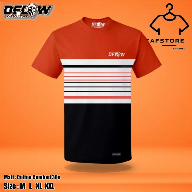 D& 39;flow - Original D& 39;flow Distro T-Shirt - Men& 39;s Top T-Shirt - ฟรีสติ๊กเกอร์
