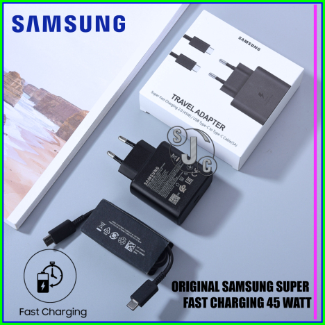 เครื่องชาร์จ SAMSUNG A34 A54 A24 M34 F34 F54 M54 F14 4G 5G 45 วัตต์ Type C To C Fast Charging origin