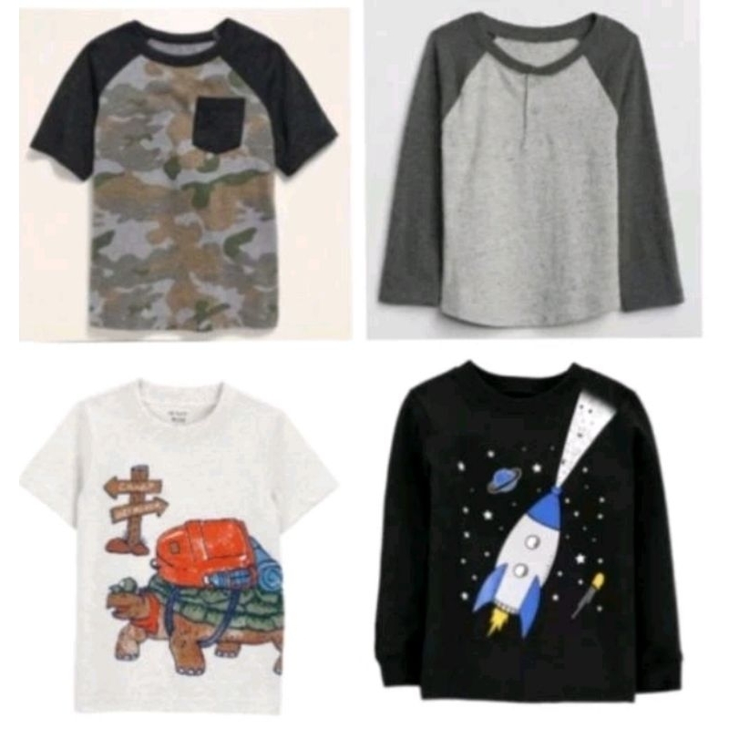 เสื้อยืดเด็กผู้ชาย 3m-7t