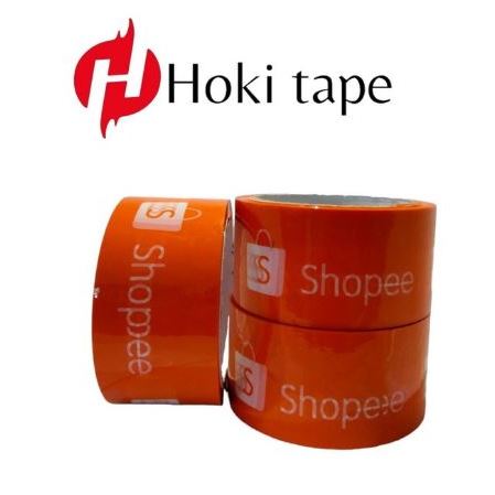 สีส้ม HOKI PRINTING SHOP DUCT TAPE 45MMx72YARD สีขาวสีเขียวเทปจุดพิมพ์ตะกร้า PLACE 45MM x 72YARD ORI