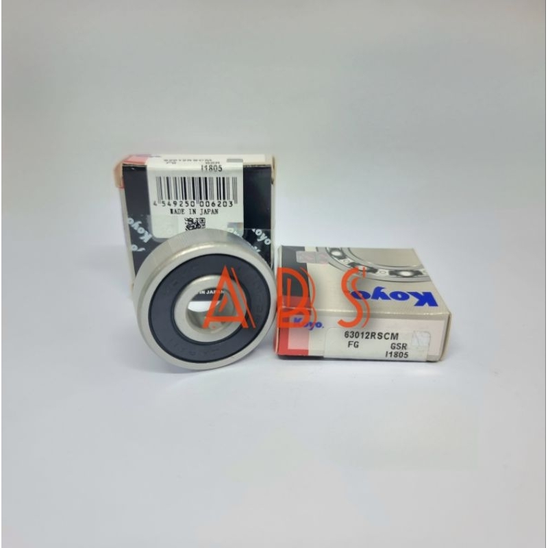 BEARING/KLAR 6301 2RS KOYO 12x37x12MM