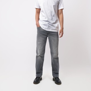 Rockmaker Celana Denim Regular Loose Fit Grey Stone