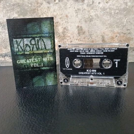 Korn Tape Cassette - The Greatest Hits Vol 1dozen+ เทปคาสเซ็ตตัวเลข