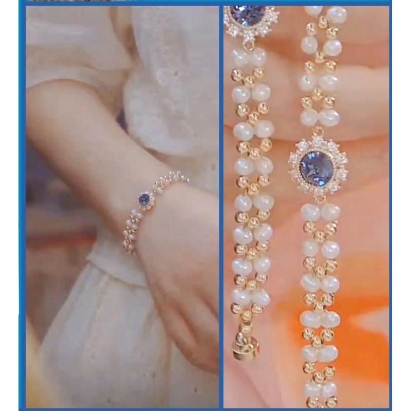 ควินเทน | BONUS แน่นอน Vintage Aesthetic Bracelet Dutch Style Retro Coquette Disney princess หรูหราเ