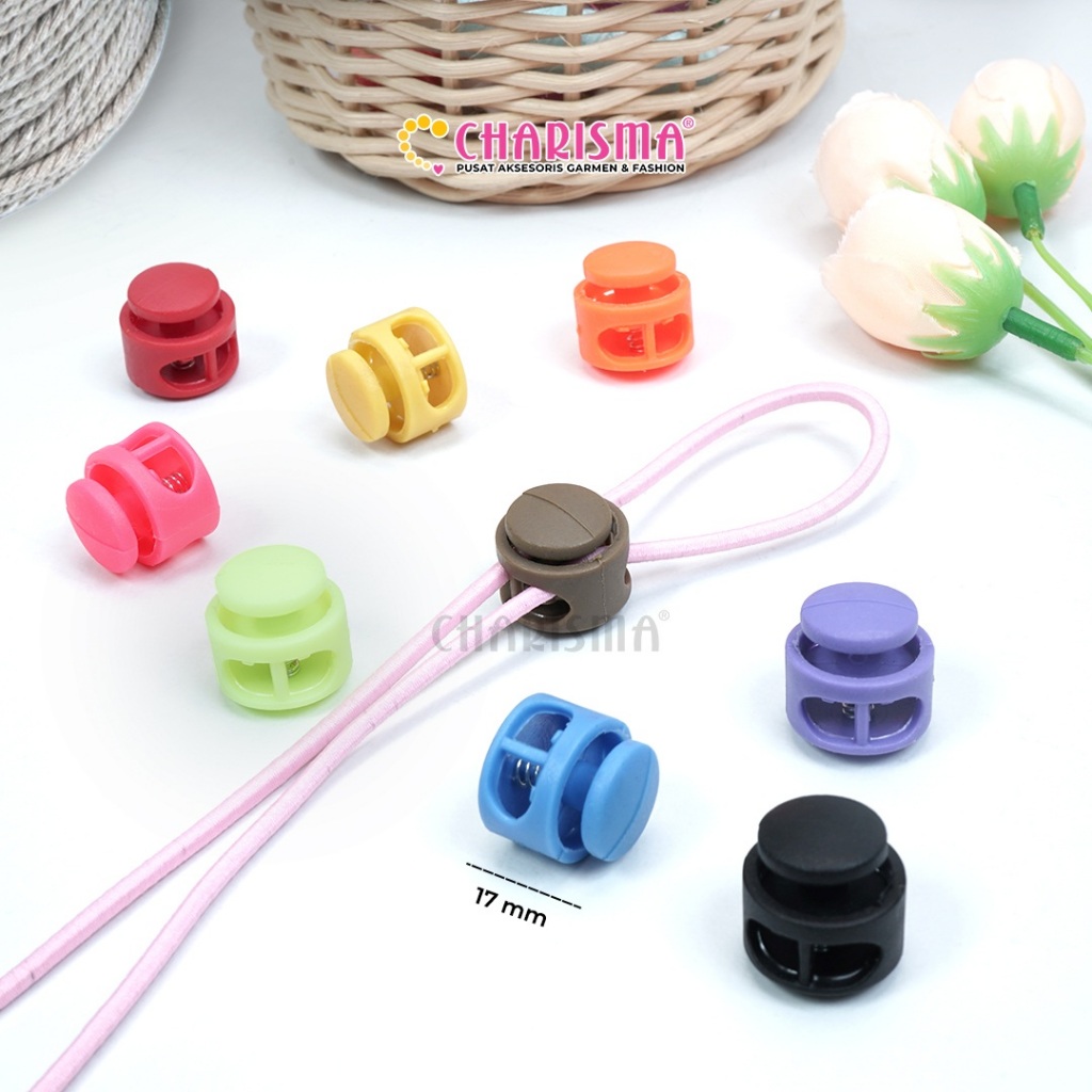 Charisma Stopper Knob Color - Horn Stopper / Knob Stopper / Rope Stopper / Bag Jacket Stopper / Colo