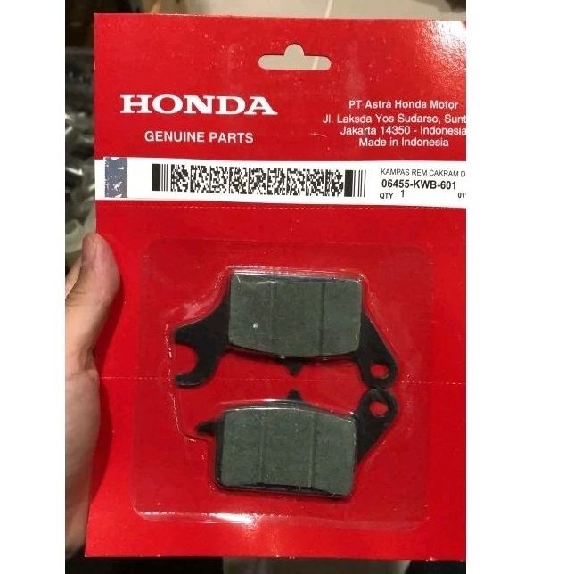 ผ้าเบรคหน้าใบมีด Revo Dispad 06455 KWB 601