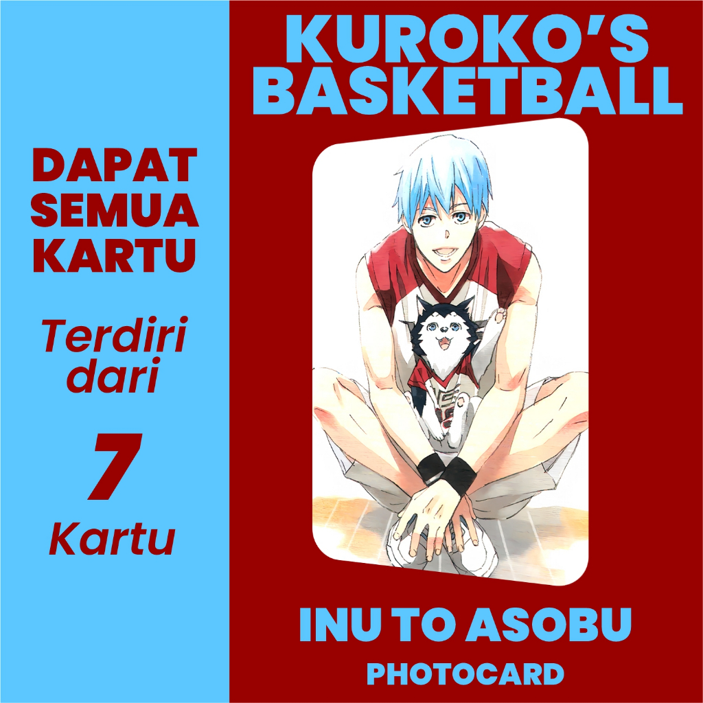 Kuroko No Basketball Photocard Inu To Asobu Kuroko& 39;s Basketball