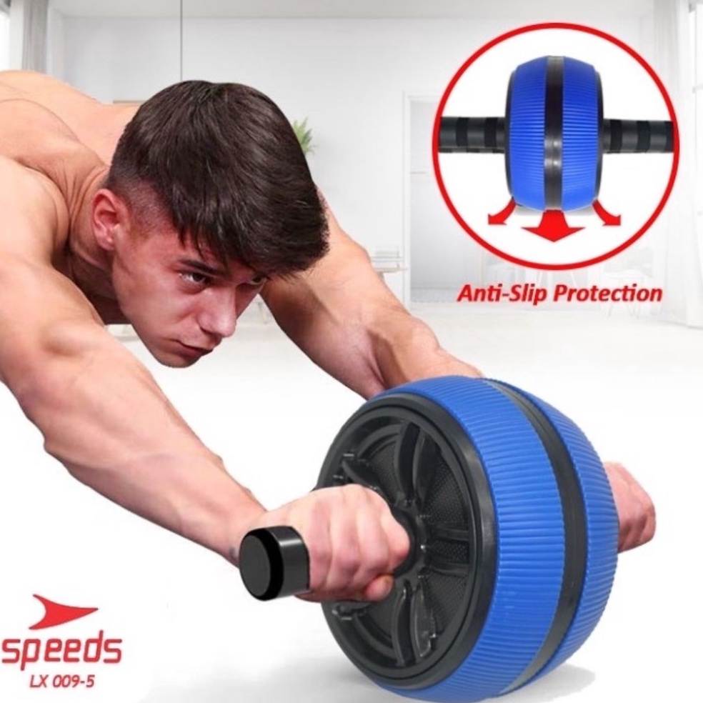 เทรนด์ปัจจุบัน Ab Wheel Exerciser Wheel Ab Roll Gym Fitness Mat LX 95