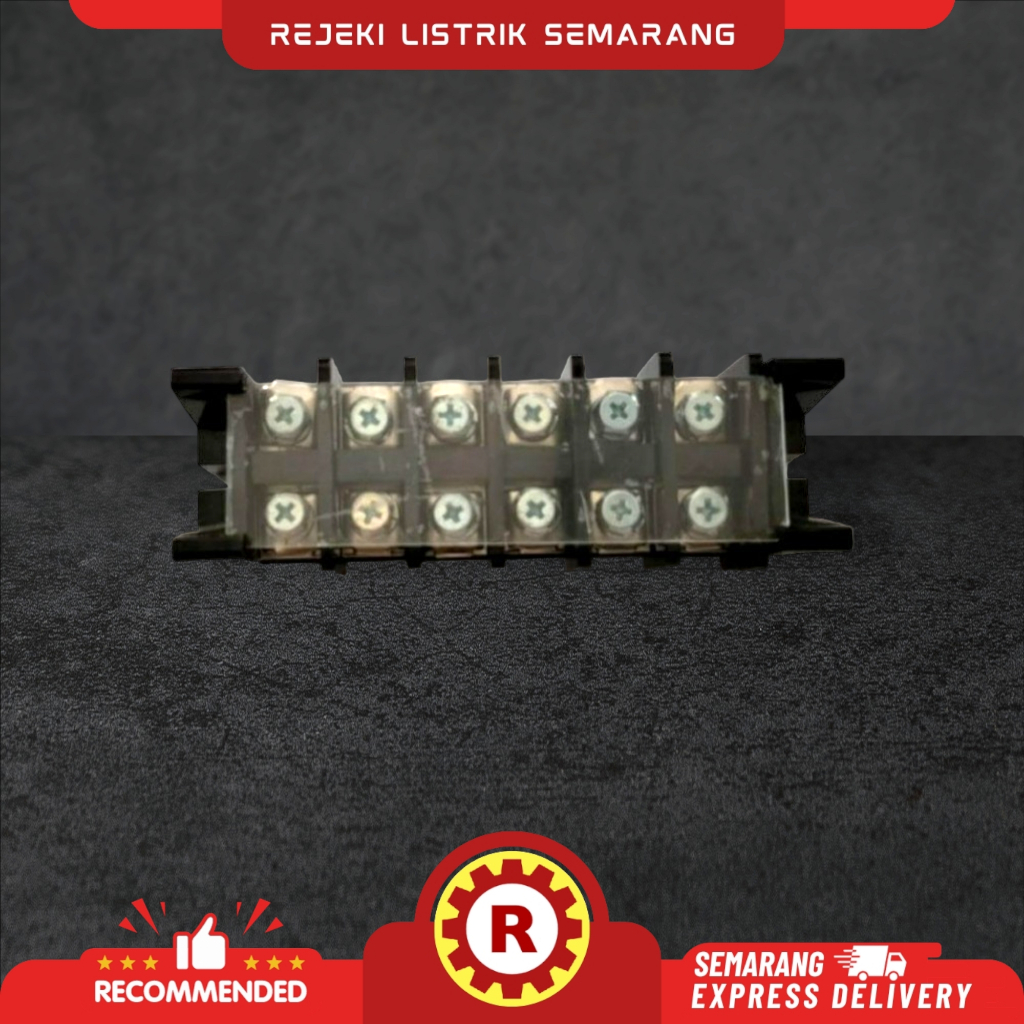 BLOCK TERMINAL, BLOCK TERMINAL, STB-100-6P INSULATOR, 100A TERMINAL, 6 POLE PUMA