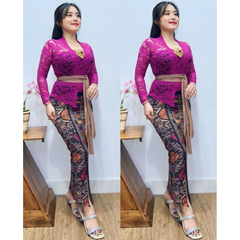 ส่วนลด Kebaya / Balinese Bed Sofia Kebaya / แขนยาว Kebaya / Kebaya รับปริญญา