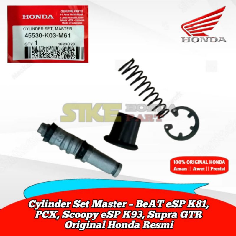 45530-K03-M61 เบรคหน้า Master Seal Beat Scoopy Vario Genio Pcx Supra x Original Honda Official