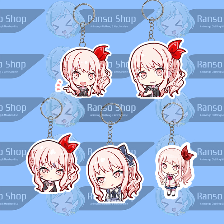 Gantungan Sekai Mizuki UV Premium Project พวงกุญแจ | อะคริลิค Nightcord Ganci ที่ 25:00 Akiyama Mizuki Chibi | ที่แขวนโทรศัพท์มือถือ Mizuki Nightcord ที่ 25:00 | Strap HP Keychain 25-ji, Nightcord de Acrylic Anime Manga Game