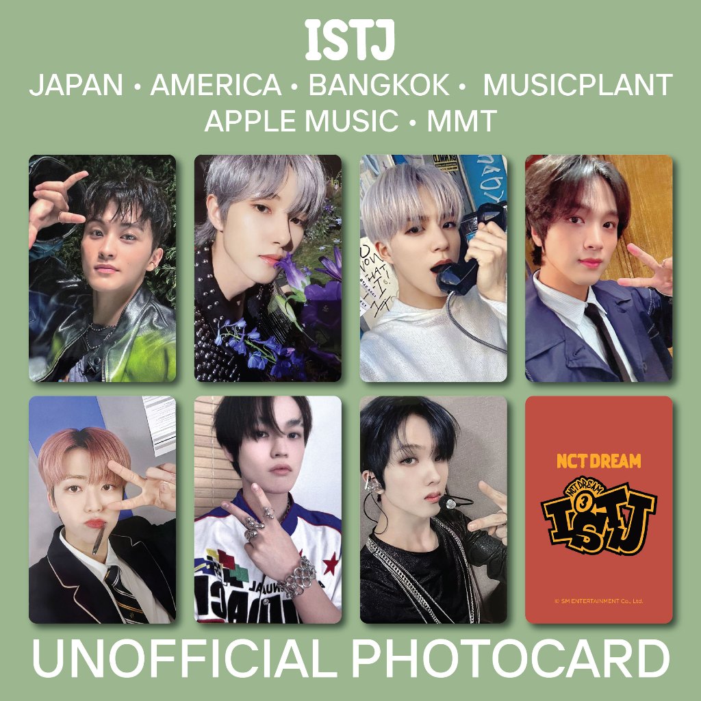 [แบตเตอรี่ Pc] NCT DREAM - ISTJ JAPAN AMERICA BANGKOK MUPLANT APMUS MMT