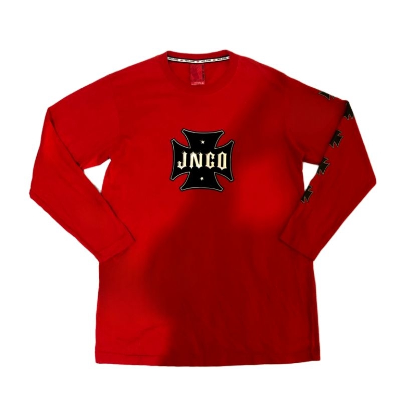 เสื้อยืด แขนยาว พิมพ์ลายกราฟฟิค y2k JNCO สไตล์วินเทจ (หายาก)