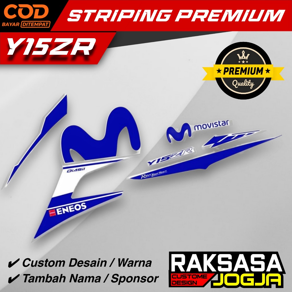 Striping Striping สําหรับ YAMAHA Y15ZR 150 MXI / สต็อก DECALS 150 / JUPITER / MX KING / สต็อก DECALS