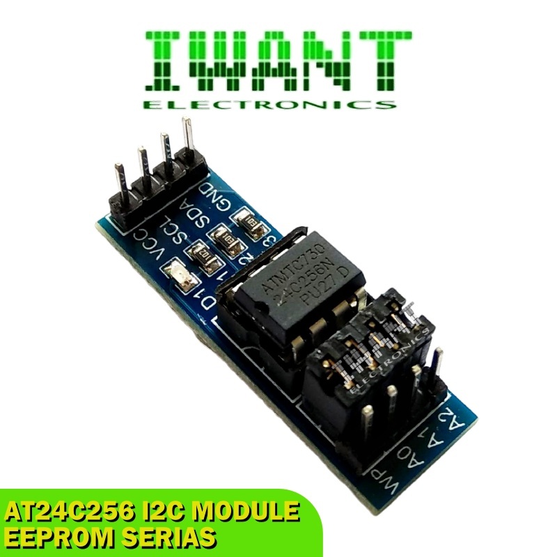 24c256 AT24C256 I2C SERIAL INTERFACE EEPROM DATA MEMORY MODULE