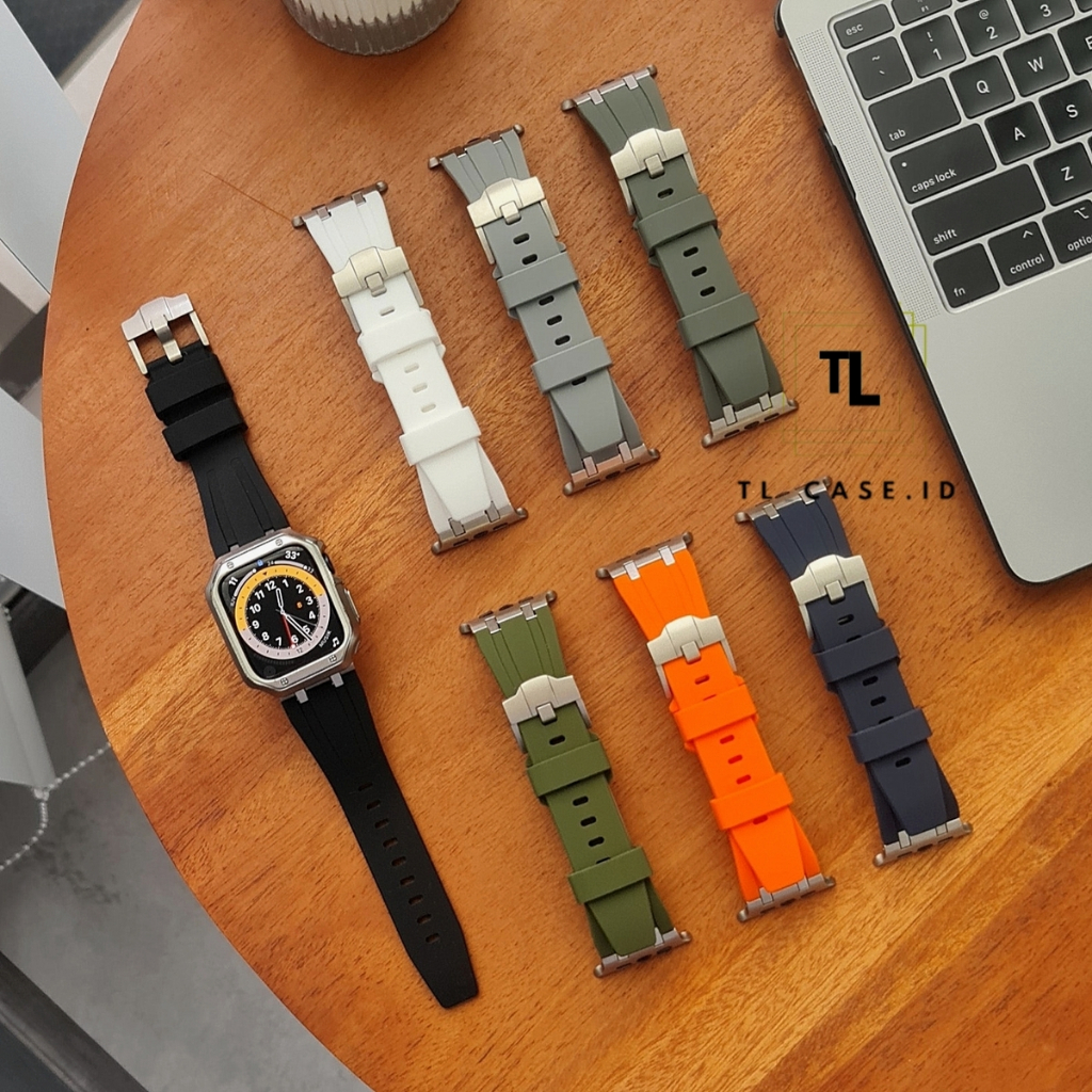 [ นาฬิกาไม่มี ] สายยาง AP Sport Band Apple Watch - Series ULTRA 9 8 7 SE 6 5 4 3 2 1 | ขนาด 42มม 44ม