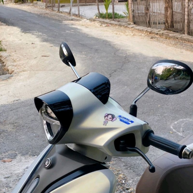 Yamaha Grand Filano Visor Light Hat + Speedometer Visor Hat Package