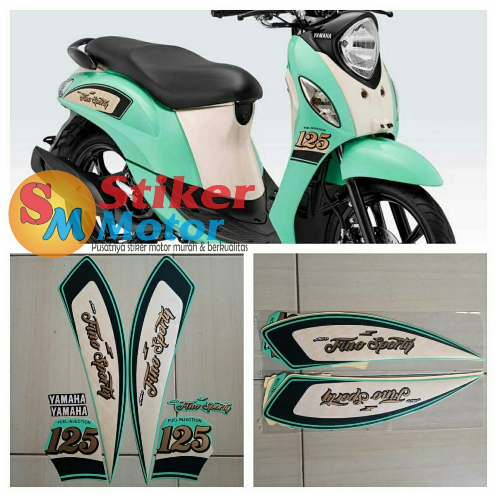 Yamaha fino sporty 125 fi 2021 สติ๊กเกอร์มอเตอร์ไซค์ tosca triping