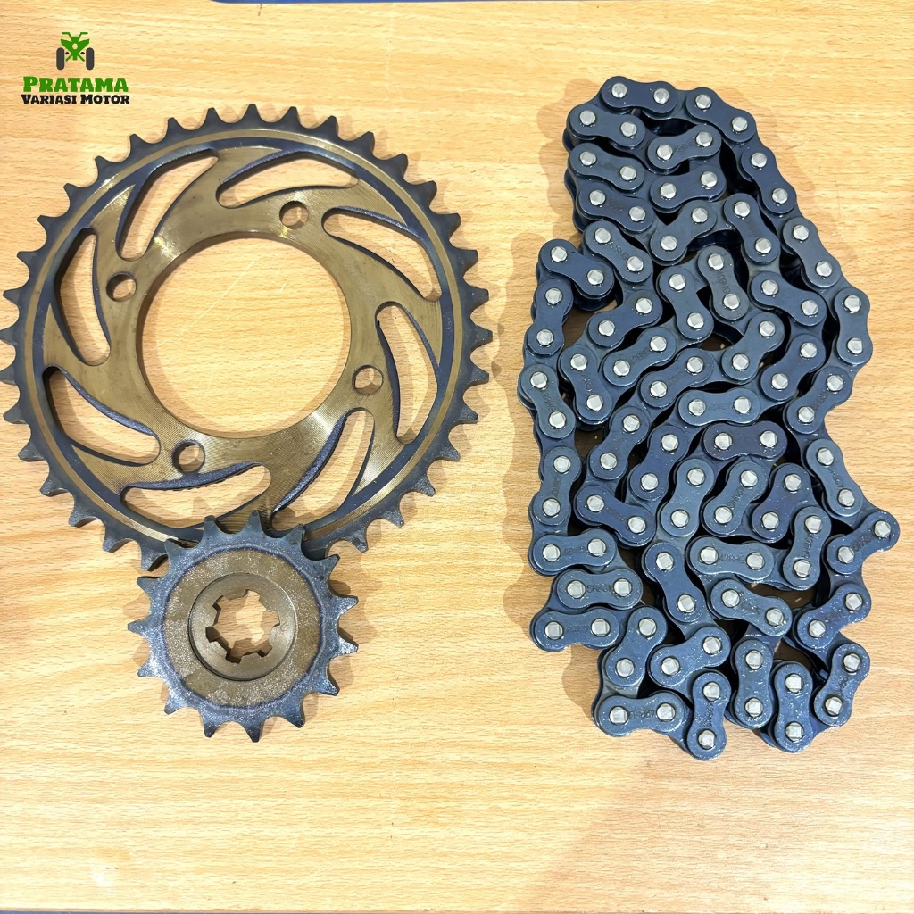 ชุดเกียร์ + โซ่ / แพ็คเกจเกียร์ Yamaha Jupiter Z (15T-36T/428HG-104L) CSW