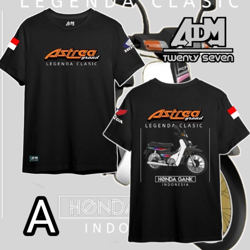 เสื้อยืดHonda gang เสื้อยืดHonda astrea legend เสื้อยืดHondaคลาสสิก