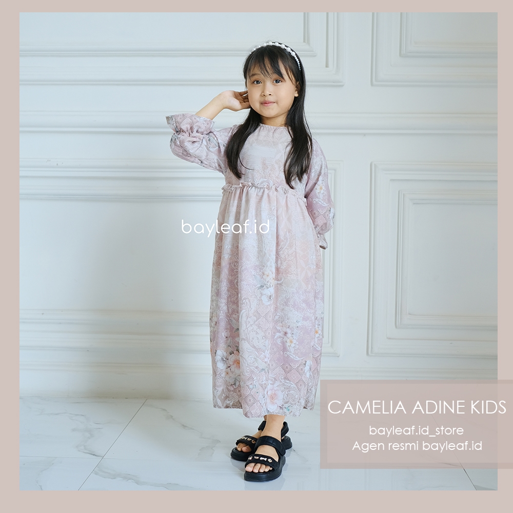 CAMELIA ADINE KIDS DRESS พรีเมี่ยมจาก BAYLEAF.ID