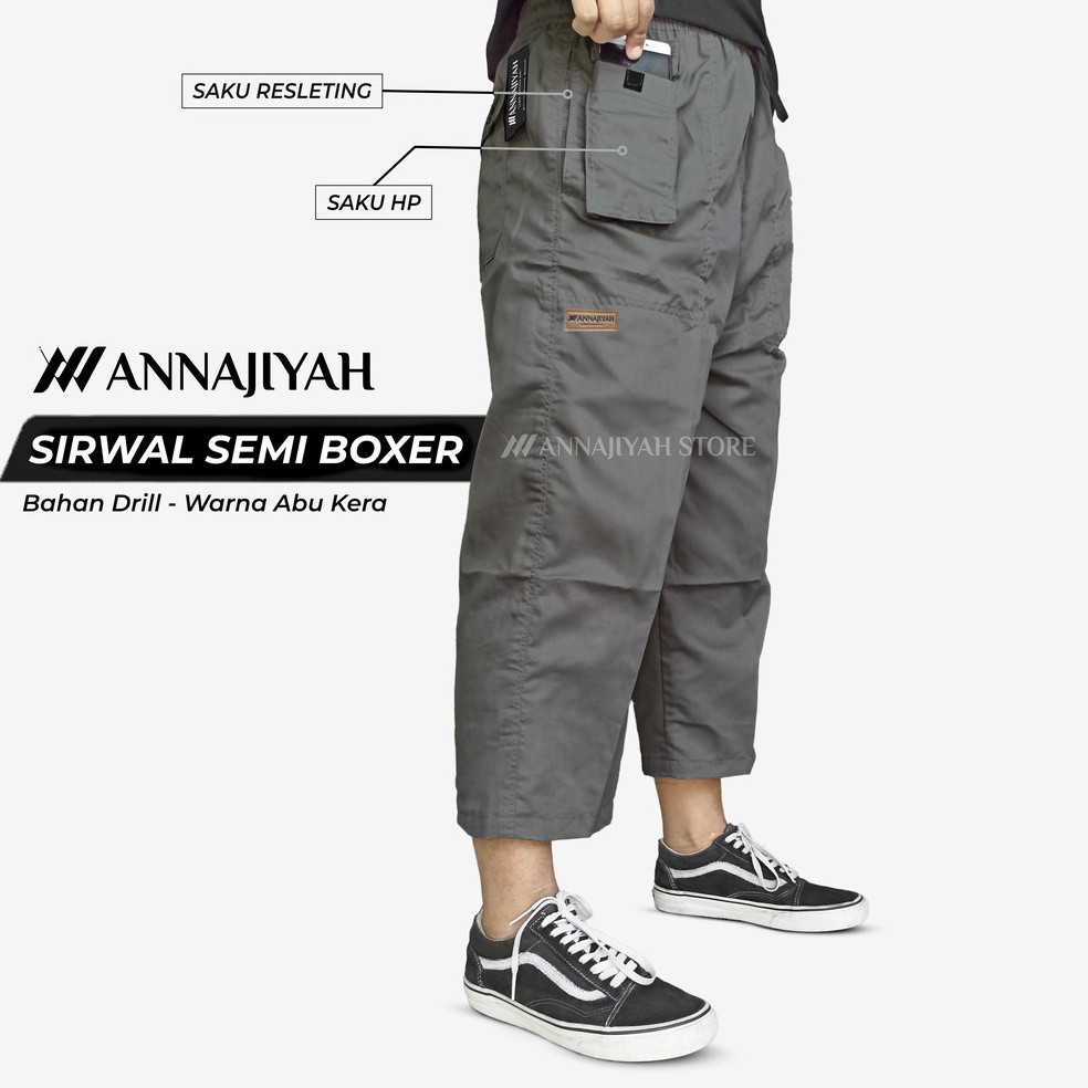 ART W27R Outdoor PANGSI SEMI BOXER กางเกงเซอร์วอลสําหรับ Ikhwan Laa Isbal