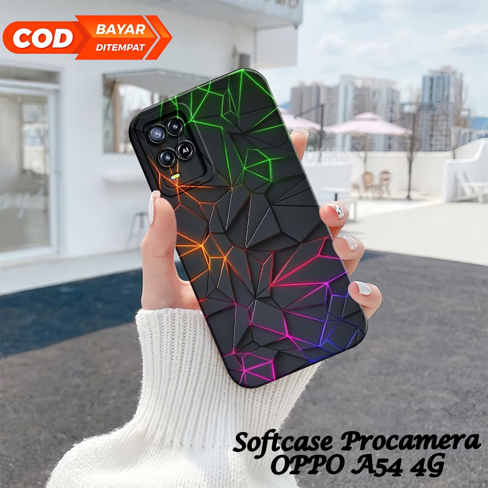 เคส HP Oppo A54 - เคส Oppo A54 Softcase - เคสแฟชั่น - เคส Oppo A54 - Pro Camera Softcase - Tpu - เคส