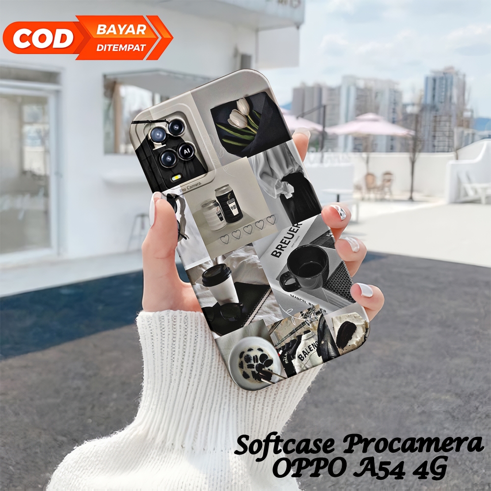 เคส HP Oppo A54 - เคส Oppo A54 Softcase - เคสแฟชั่น - เคส Oppo A54 - Pro Camera Softcase - Tpu - เคส