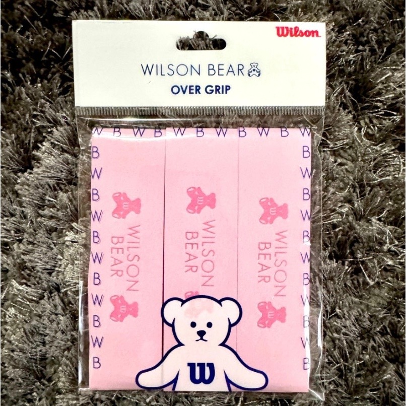 Wilson Pro Overgrip Bear Pink Tennis/Padel/Pckle Grip ของแท้จากญี่ปุ่น