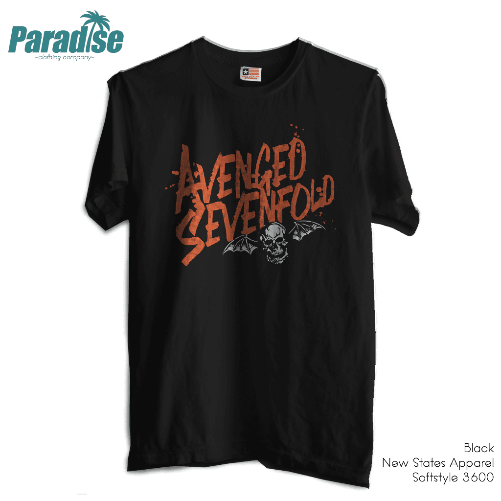 เสื้อยืด Paradise - A7X สีส้ม
