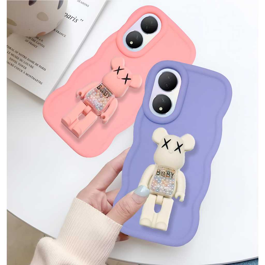 Bch-046 CASE PREMIUM WAVE ใหม ่ MACARON MONSTER RINGSTAND BEARBRICK OPPO F9/A1K/REALME C2/A15S/A16S/A17/A31/A8/A3S/A5/A38 /A18/A5S/A12/A53/A54 4G/A57/A57/A58 4GA77A5/A74 4g/a78 4G/A96/A36 4G/RENO 8 4G/RENO 115G/RENO 11 PRO5G/A59/A79