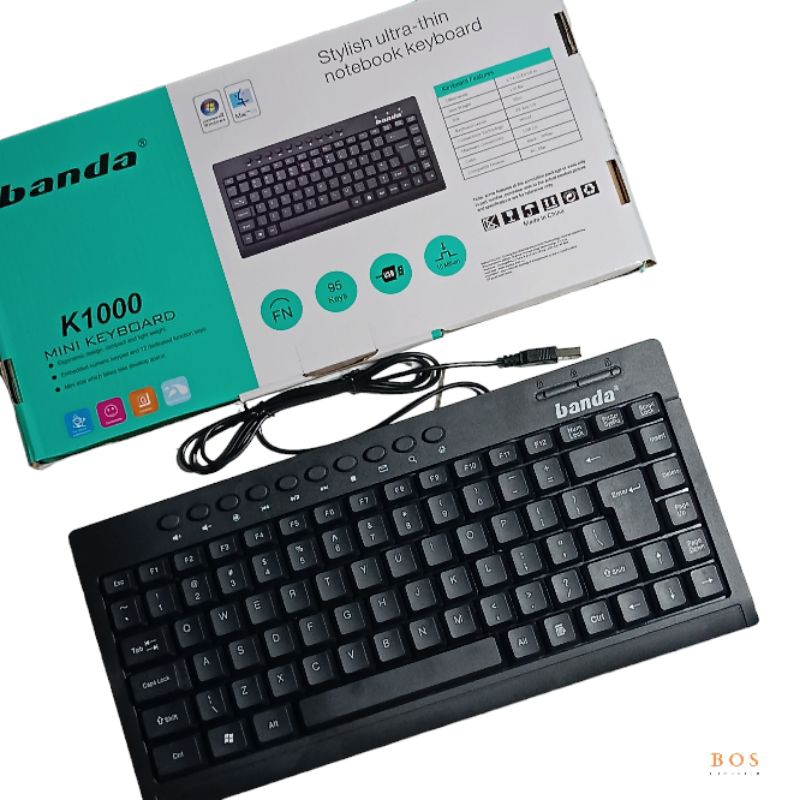 BANDA MINI USB KEYBOARD / MINI KEYBOARD PC NOTEBOOK