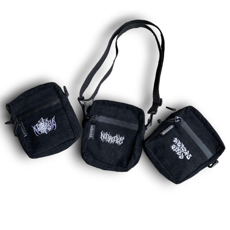 Notbadclub - PIENI - SMALL SHOULDERBAG CORDUROY SLEMPANG BAG