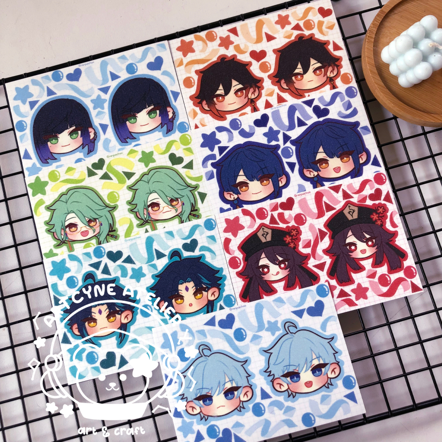 Genshin Impact Sticker Deco - Liyue