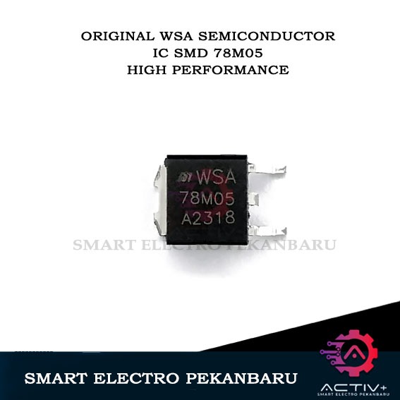 ต้นฉบับ 78M05 SMD IC WSA SEMICONDUCTOR REGULATOR ต้นฉบับ WSA TAIWAN 78M05 7805 5V 0.5A 500mA SMD ST 