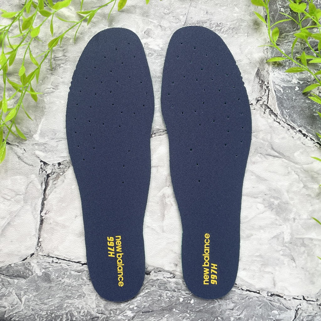 New Balance 997 แผ่นรองพื้นรองเท้า สีเหลืองกรมท่า สําหรับผู้ชาย และผู้หญิง ไซซ์ 44 44.5 45 45.5