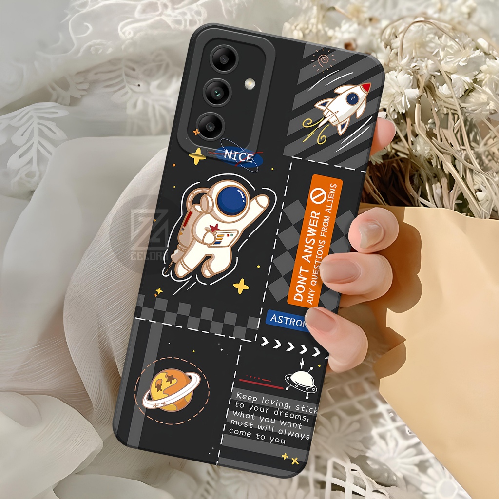 HP Samsung Galaxy A04S Softcase - Pro Camera Silicone - เคส Samsung Galaxy A04S - เคส Astronod Motif