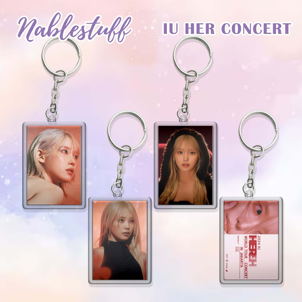 Gantungan Iu Her Concert Ganci พวงกุญแจ // พวงกุญแจอะคริลิค // สินค้าKpop
