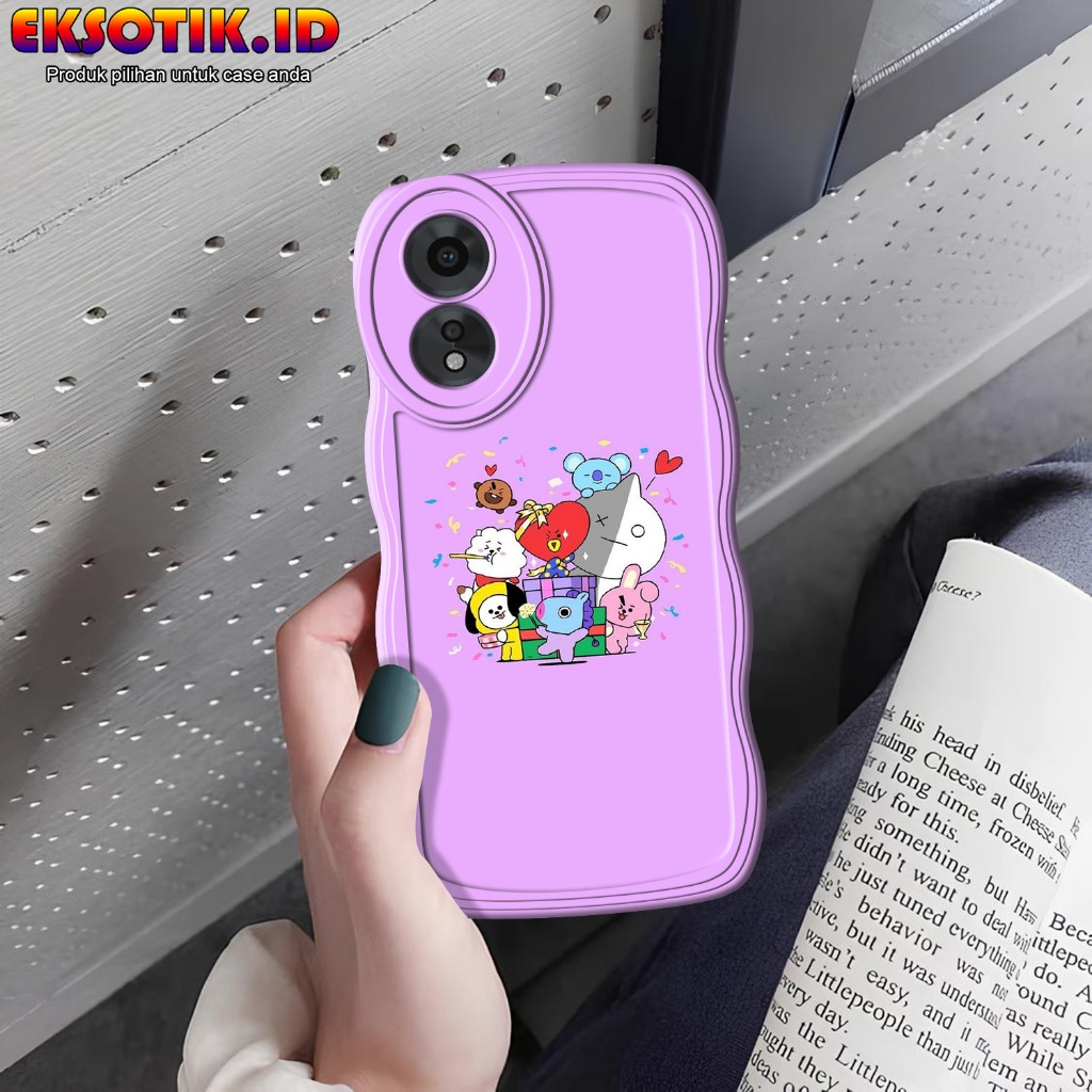 เคสOppo A18 / A38 Wave - เคสOppo A18 / A38 - เคสOppo A18 / A38 Silicone - Oppo A18 / A38 Softcase - 