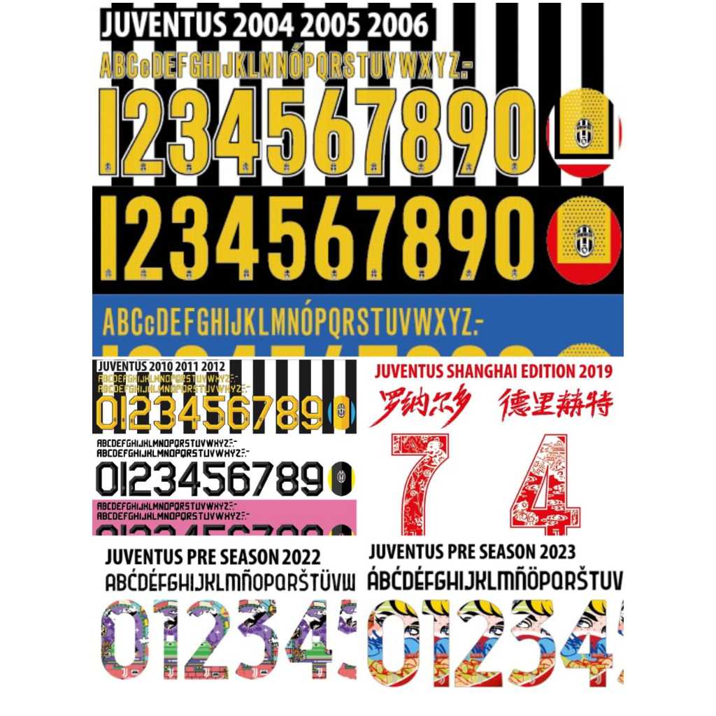 JUVENTUS NAMESET****