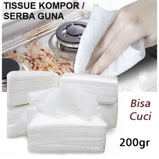 Tissue Kompor Dapur 1 Pack 100 LEMBAR 200gr Tisu Bisa Dicuci Lap Dapur Serap Minyak Serbaguna